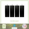 Jeu De Pieds Carrés L 5,4 Cm X L 5,4 Cm H 14,5 Cm - Noir - Lot De 4 -Magasin De Meubles De Chambre À Coucher jeu de pieds carres l 5 4 cm x l 5 4 cm h 14 5 cm noir lot de 4 3538400038745 452770