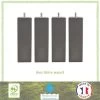 Jeu De Pieds Carrés L 5,4 Cm X L 5,4 Cm H 14,5 Cm - Taupe - Lot De 4 -Magasin De Meubles De Chambre À Coucher jeu de pieds carres l 5 4 cm x l 5 4 cm h 14 5 cm taupe lot de 4 3538400038776 452771