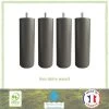 Jeu De Pieds Cylindriques Ø 6,2 Cm H 19 Cm Taupe - Lot De 4 1 Jeu De Pieds Cylindriques Ø 6,2 Cm H 19 Cm Taupe - Lot De 4 -Magasin De Meubles De Chambre À Coucher jeu de pieds cylindriques 6 2 cm h 19 cm taupe lot de 4 3538400039551 784202