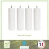 Jeu De Pieds Cylindriques Ø 6,2 H 17 Cm Blanc - Lot De 4 -Magasin De Meubles De Chambre À Coucher jeu de pieds cylindriques 6 2 h 17 cm blanc lot de 4 3538400039247 450959