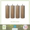 Jeu De Pieds Cylindriques En Bois Ø 6,2 Cm - H 19 Cm - Lot De 4 -Magasin De Meubles De Chambre À Coucher jeu de pieds cylindriques en bois 6 2 cm h 19 cm lot de 4 3538400039513 753237