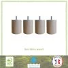 Jeu De Pieds Cylindriques En Bois Ø 7 Cm - H 8,5 Cm - Lot De 4 -Magasin De Meubles De Chambre À Coucher jeu de pieds cylindriques en bois 7 cm h 8 5 cm lot de 4 3538400039339 733870