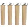 Jeu De Pieds Cylindriques - Kit Universel - Ø 5,4 Cm - H 23 Cm - Lot De 4 -Magasin De Meubles De Chambre À Coucher jeu de pieds cylindriques kit universel 5 4 cm h 23 cm lot de 4 3538400039223 464252