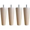 Jeu De Pieds Fuseau Ronds Droit En Bois Ø 5,4 Cm - H 14,5 Cm - Lot De 4 -Magasin De Meubles De Chambre À Coucher jeu de pieds fuseau ronds droit en bois 5 4 cm h 14 5 cm lot de 4 3538400039575 760070