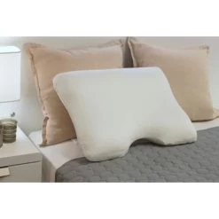 L'UNIVERS DE PAULINE Oreiller Ergonomique A Mémoire De Forme MARIE 35x60cm -Magasin De Meubles De Chambre À Coucher l univers de pauline oreiller ergonomique a memoire de forme marie 35x60cm 3701218410038 513457