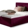 Lit Avec Coffre Et Tête De Lit Capitonnée Velours Prune Rizaro 2 Lit Avec Coffre Et Tête De Lit Capitonnée Velours Prune Rizaro -Magasin De Meubles De Chambre À Coucher lit avec coffre et tete de lit capitonnee velours prune rizaro 3666722598354 1395373