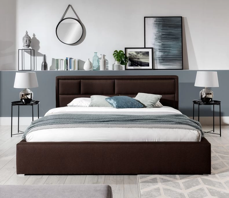 Lit Avec Coffre Velours Vert Tête De Lit Capitonnée Lenzo 9 Lit Avec Coffre Velours Vert Tête De Lit Capitonnée Lenzo – Image 7