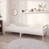 Lit Avec Matelas 90x200 Cm Blanc Bois De Pin Massif 2 -Magasin De Meubles De Chambre À Coucher lit avec matelas 90x200 cm blanc bois de pin massif 3666722244701 1100530