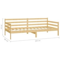Lit Avec Matelas 90x200 Cm Bois De Pin Massif 17 -Magasin De Meubles De Chambre À Coucher lit avec matelas 90x200 cm bois de pin massif 3666722244398 1100978
