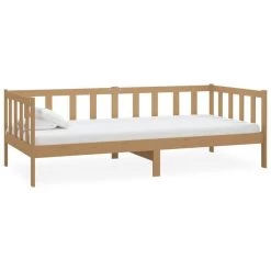 Lit Avec Matelas 90x200 Cm Marron Miel Bois De Pin Massif 16 15 Lit Avec Matelas 90x200 Cm Marron Miel Bois De Pin Massif 16 -Magasin De Meubles De Chambre À Coucher lit avec matelas 90x200 cm marron miel bois de pin massif 3666722244237 1101152