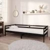 Lit Avec Matelas 90x200 Cm Noir Bois De Pin Massif 5 -Magasin De Meubles De Chambre À Coucher lit avec matelas 90x200 cm noir bois de pin massif 3666722742313 1100709