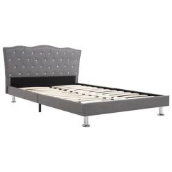 Lit Avec Matelas à Mémoire De Forme Gris Clair Tissu 120x200 Cm 18 Lit Avec Matelas à Mémoire De Forme Gris Clair Tissu 120x200 Cm -Magasin De Meubles De Chambre À Coucher lit avec matelas a memoire de forme gris clair tissu 120x200 cm 3666722451024 776822