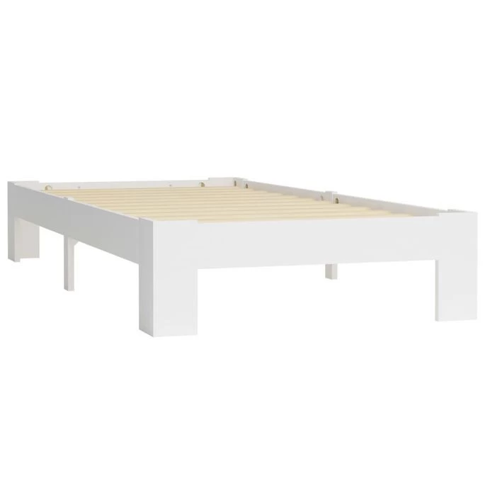 Lit Blanc Bois De Pin Massif 90 X 200 Cm 2 4 Lit Blanc Bois De Pin Massif 90 X 200 Cm 2 – Image 2