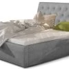 Lit Capitonné Avec Coffre De Rangement Velours Gris Venizia 2 Lit Capitonné Avec Coffre De Rangement Velours Gris Venizia -Magasin De Meubles De Chambre À Coucher lit capitonne avec coffre de rangement velours gris venizia 3666722598170 1394691