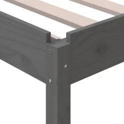 Lit Empilable Gris 90x190 Cm Bois De Pin Massif -Magasin De Meubles De Chambre À Coucher lit empilable gris 90x190 cm bois de pin massif 3666722741583 1419301