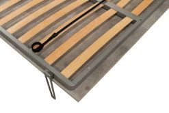 Lit Escamotable 140x190 Cm Avec 1 Colonne De Rangement Bois Blanc Kanto -Magasin De Meubles De Chambre À Coucher lit escamotable 140x190 cm avec 1 colonne de rangement bois blanc kanto 8050598026977 1007543