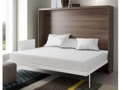 Lit Escamotable Horizontal 140x190 Cm Paula Cadre Métallique - Haut De Gamme -Magasin De Meubles De Chambre À Coucher lit escamotable horizontal 140x190 cm paula cadre metallique haut de gamme 3666722684460 1418044