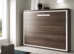 Lit Escamotable Horizontal 140x190 Cm Paula Cadre Métallique - Haut De Gamme -Magasin De Meubles De Chambre À Coucher lit escamotable horizontal 140x190 cm paula cadre metallique haut de gamme 3666722684460 1418045