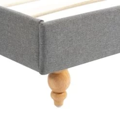 Lit LED Et Matelas à Mémoire De Forme Gris Clair Tissu 90x200cm 22 Lit LED Et Matelas à Mémoire De Forme Gris Clair Tissu 90x200cm -Magasin De Meubles De Chambre À Coucher lit led et matelas a memoire de forme gris clair tissu 90x200cm 8719883711911 742924