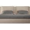 Lit Moderne 200x200 Cm Avec Tête De Lit Coussins Simili Cuir Beige Anja -Magasin De Meubles De Chambre À Coucher lit moderne 200x200 cm avec tete de lit coussins simili cuir beige anja 8058994011450 1313838