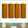 Lot De 4 Pieds De Lit Carrés Couleur Merisier - 6 Cm X 6 Cm - H 19 Cm -Magasin De Meubles De Chambre À Coucher lot de 4 pieds de lit carres couleur merisier 6 cm x 6 cm h 19 cm 3538400053274 784866