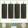 Lot De 4 Pieds De Lit Cylindriques Couleur Gris-anthracite - Ø 5,4 Cm - H 14,5 Cm -Magasin De Meubles De Chambre À Coucher lot de 4 pieds de lit cylindriques couleur gris anthracite 5 4 cm h 14 5 cm 3538400053250 760045
