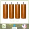 Lot De 4 Pieds De Lit Cylindriques Couleur Merisier - Ø 5,4 Cm - H 14,5 Cm -Magasin De Meubles De Chambre À Coucher lot de 4 pieds de lit cylindriques couleur merisier 5 4 cm h 14 5 cm 3538400053236 753236
