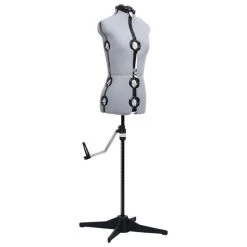 Mannequin De Robe Ajustable Pour Femme Gris S Taille 33-40 -Magasin De Meubles De Chambre À Coucher mannequin de robe ajustable pour femme gris s taille 33 40 3666722603089 746903