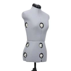 Mannequin De Robe Ajustable Pour Femme Gris S Taille 33-40 -Magasin De Meubles De Chambre À Coucher mannequin de robe ajustable pour femme gris s taille 33 40 3666722603089 746906