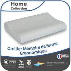 NO NAME Oreiller Mémoire De Forme Ergonomique - Blanc
