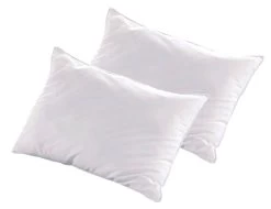 Oreiller Pour Hôtel 5 étoiles 45x70 Cm Percale Blanc Palace - Lot De 2