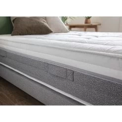 SOMDREAM OSCAR Ensemble Matelas 180x200 Cm + Sommier + Pieds - Mémoire De Forme - Triple Suspension - 27 Cm -Magasin De Meubles De Chambre À Coucher somdream oscar ensemble matelas 180x200 cm sommier pieds memoire de forme triple suspension 27 cm 3700919905249 752865