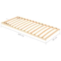 Sommier à Lattes 13 Lattes Tête De Lit Réglable 90x200 Cm 17 Sommier à Lattes 13 Lattes Tête De Lit Réglable 90x200 Cm -Magasin De Meubles De Chambre À Coucher sommier a lattes 13 lattes tete de lit reglable 90x200 cm 3666722293785 1022143