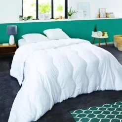 SWEETNIGHT PREMIUM Couette Tempérée - Satin De Coton - 240 X 260 Cm