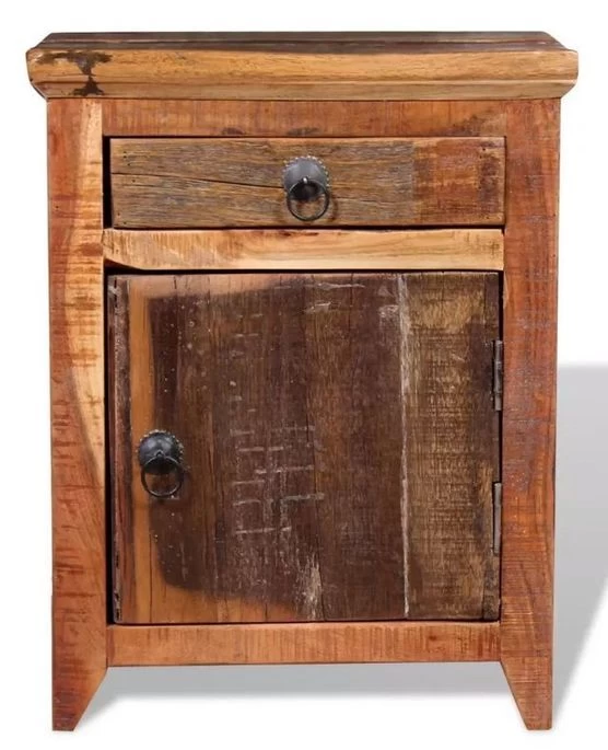 Table De Chevet 1 Tiroir Acacia Massif Laqué Poza 4 Table De Chevet 1 Tiroir Acacia Massif Laqué Poza – Image 2