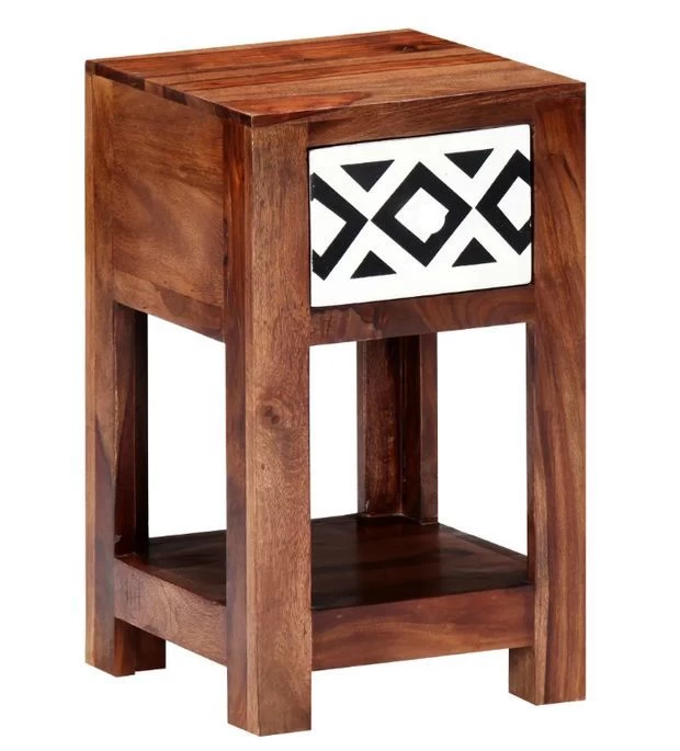 Table De Chevet 1 Tiroir Sesham Massif Foncé Balima 3 Table De Chevet 1 Tiroir Sesham Massif Foncé Balima