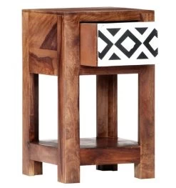 Table De Chevet 1 Tiroir Sesham Massif Foncé Balima 12 Table De Chevet 1 Tiroir Sesham Massif Foncé Balima -Magasin De Meubles De Chambre À Coucher table de chevet 1 tiroir sesham massif fonce balima 3666722568456 357922