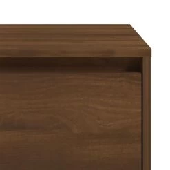 Table De Chevet Chêne Marron 45x34x44,5 Cm -Magasin De Meubles De Chambre À Coucher table de chevet chene marron 45x34x44 5 cm 3666722846363 1447716