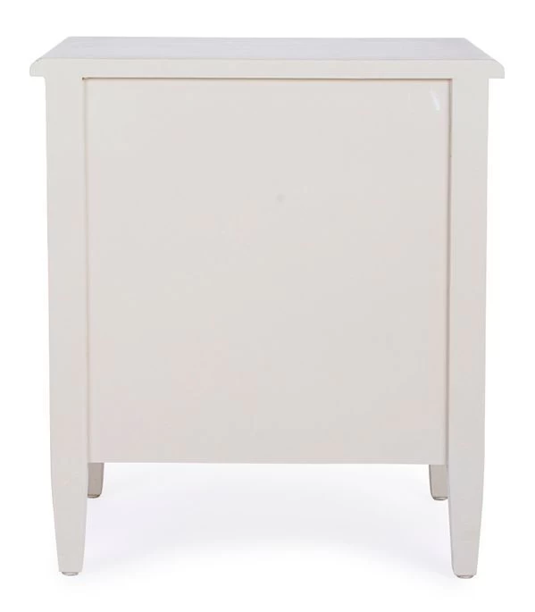 Table De Chevet En Bois De Sapin Blanc 2 Tiroirs Era - Lot De 2 8 Table De Chevet En Bois De Sapin Blanc 2 Tiroirs Era - Lot De 2 – Image 6