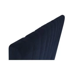 Tete De Lit 110x160 Cm - Velours Bleu Nuit - BEDY -Magasin De Meubles De Chambre À Coucher tete de lit 110x160 cm velours bleu nuit bedy 5945827049779 759930