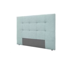 Tete De Lit 165 X 120 Cm - Bleu-Vert Céladon - Pour Couchage 140 Et 160 - HERA