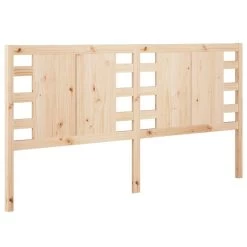 Tête De Lit 186x4x100 Cm Bois Massif De Pin 3 -Magasin De Meubles De Chambre À Coucher tete de lit 186x4x100 cm bois massif de pin 3666722767781 1410108