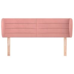Tête De Lit Avec Oreilles Rose 147x23x78/88 Cm Velours -Magasin De Meubles De Chambre À Coucher tete de lit avec oreilles rose 147x23x78 88 cm velours 3666722825795 1455381