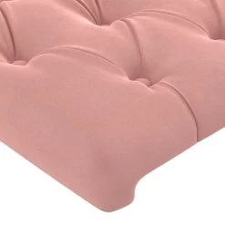 Tête De Lit Avec Oreilles Rose 83x16x118/128 Cm Velours -Magasin De Meubles De Chambre À Coucher tete de lit avec oreilles rose 83x16x118 128 cm velours 3666722825191 1458603