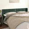 Tête De Lit Avec Oreilles Vert Foncé 183x16x78/88 Cm Velours 2 Tête De Lit Avec Oreilles Vert Foncé 183x16x78/88 Cm Velours -Magasin De Meubles De Chambre À Coucher tete de lit avec oreilles vert fonce 183x16x78 88 cm velours 3666722824828 1455837