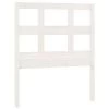 Tête De Lit Blanc 80,5x4x100 Cm Bois Massif De Pin -Magasin De Meubles De Chambre À Coucher tete de lit blanc 80 5x4x100 cm bois massif de pin 3666722768689 1425506