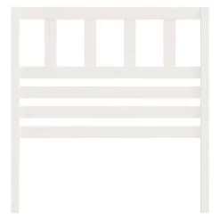 Tête De Lit Blanc 96x4x100 Cm Bois Massif De Pin -Magasin De Meubles De Chambre À Coucher tete de lit blanc 96x4x100 cm bois massif de pin 3666722767071 1431148