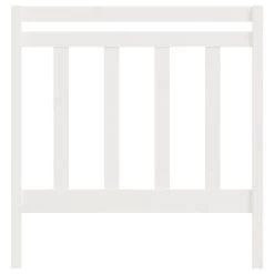 Tête De Lit Blanc 96x4x100 Cm Bois Massif De Pin 2 -Magasin De Meubles De Chambre À Coucher tete de lit blanc 96x4x100 cm bois massif de pin 3666722767330 1419050
