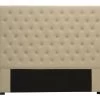 Tête De Lit Capitonnée Lin Beige 180 Amel -Magasin De Meubles De Chambre À Coucher tete de lit capitonnee lin beige 180 amel 131725