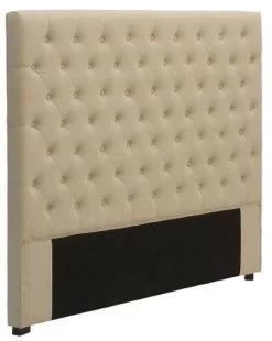 Tête De Lit Capitonnée Lin Beige 180 Amel -Magasin De Meubles De Chambre À Coucher tete de lit capitonnee lin beige 180 amel 146179